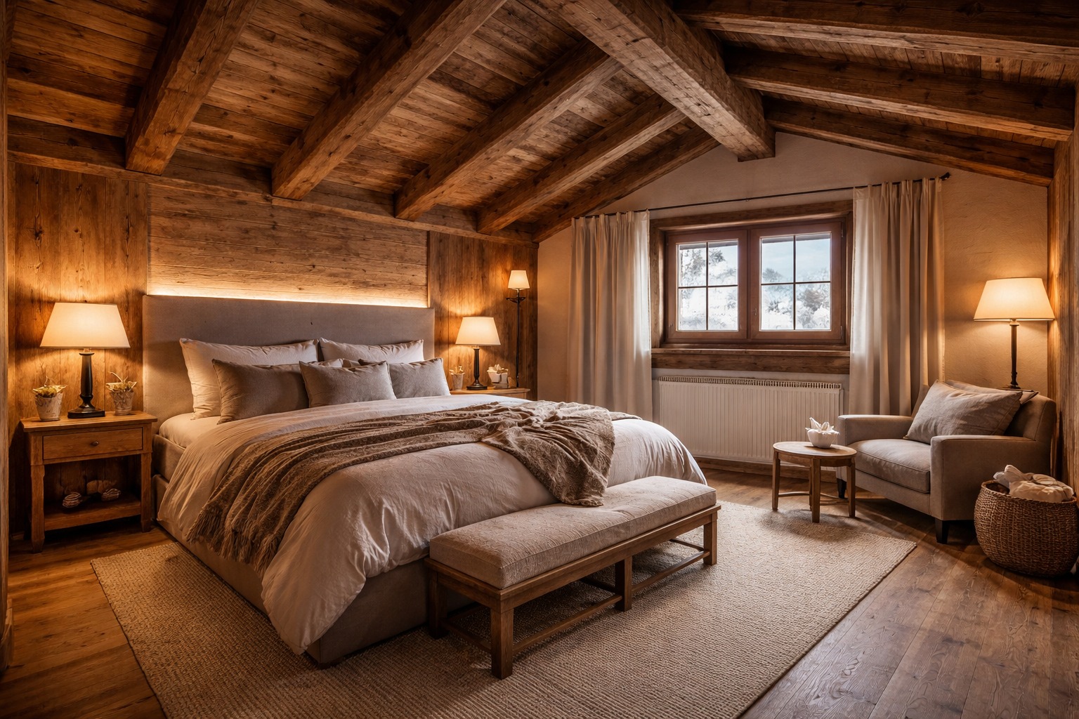 Le Grenier bedroom