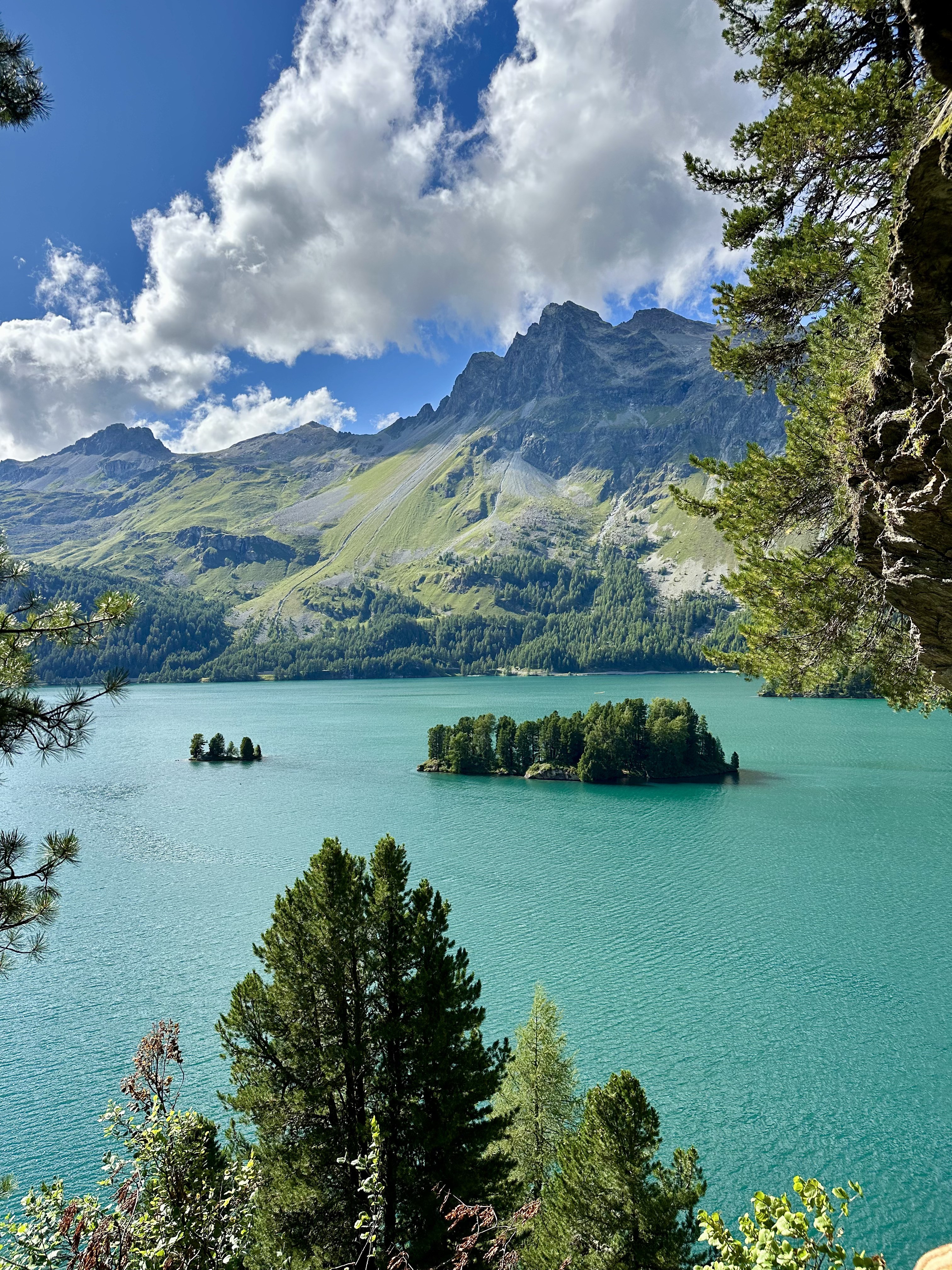 Lake Sils in the Engadin valley